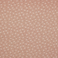 coton BIO - Feuille rose