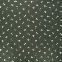 Passion ancre - kaki/argent